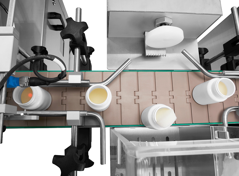 Missing plastic foam detection & reject system